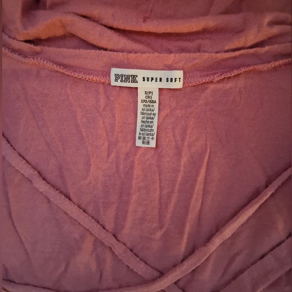 PINK Victoria's Secret Long Sleeve Cut Out Blouse - Picture 7 of 7